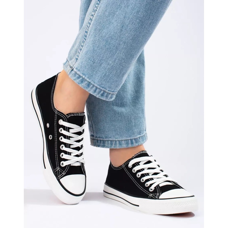 J. Star Klasszikus fekete cipők 1