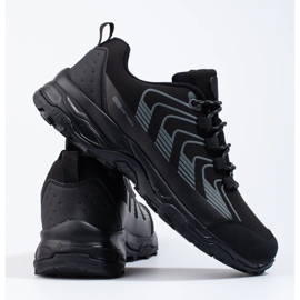 Dk férfi trekking cipő Softshell fekete 1