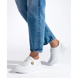 Fehér bőr sportcipő 2