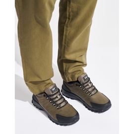 Barna férfi DK trekking cipő 1