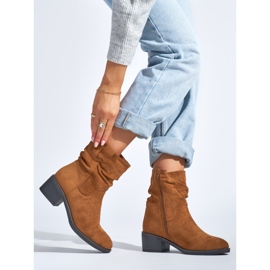 Női barna cowboy csizma 2