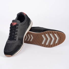 Vico Fekete férfi fűzős sportcipő 2