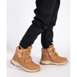 Hőszigetelt fiú bokacsizma tépőzárral barna 2 Hőszigetelt fiú bokacsizma tépőzárral barna 2