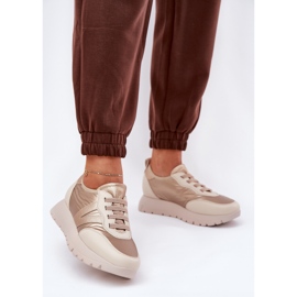 Vinceza Női sportcipő a Vincez platformon 58510 Zlotys aranysárga 2