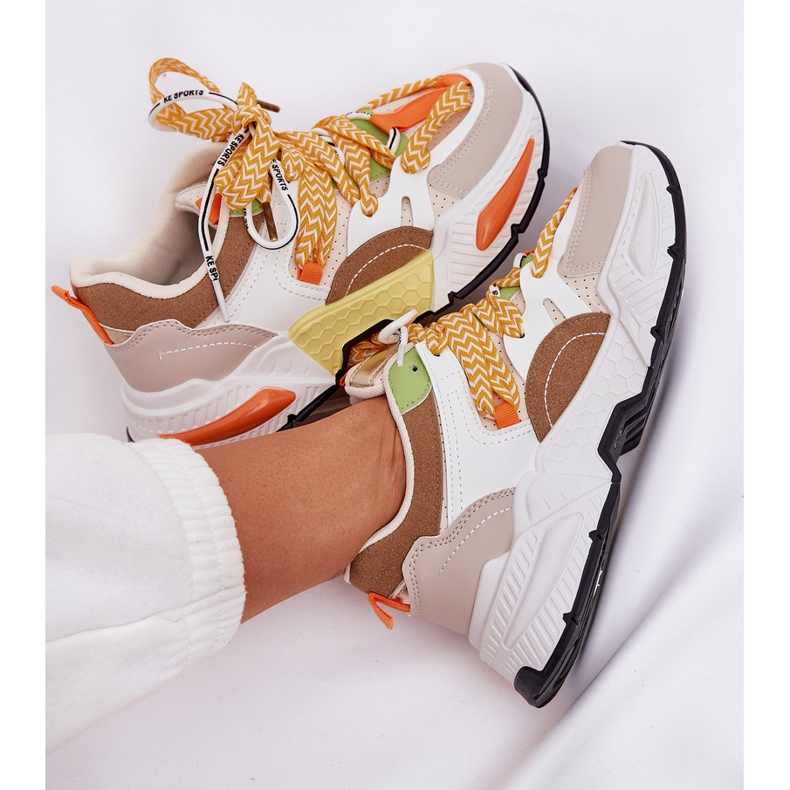 Cipők női sportcipő dupla kötésű multolorral sokszínű 2