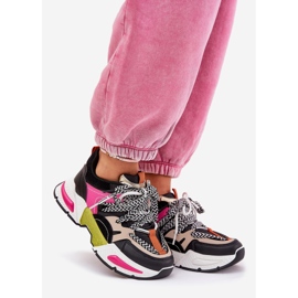 Cipők női sportcipő dupla kötéssel fekete 1