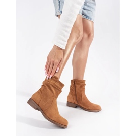 Női barna cowboy csizma 1