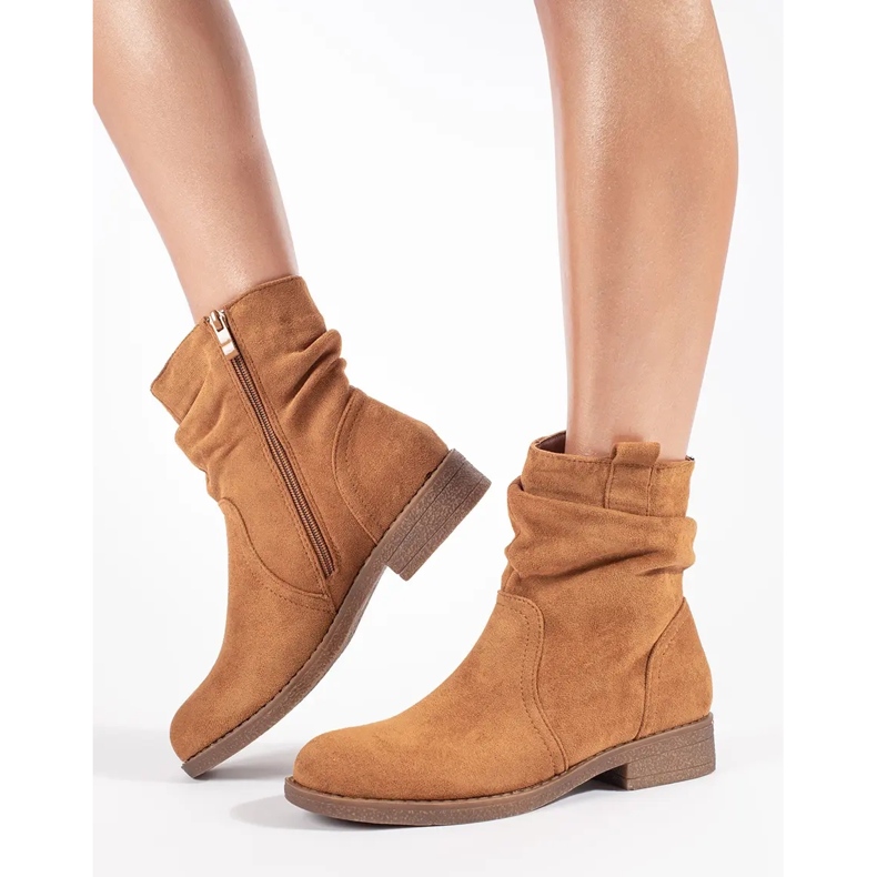 Női barna cowboy csizma 2