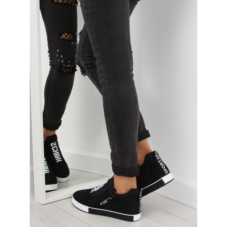 Fekete wedge tornacipő NB168 fekete 1