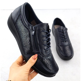 Női sportcipő kényelmes sötétkék Unisoft 9017 1 Női sportcipő kényelmes sötétkék Unisoft 9017 1