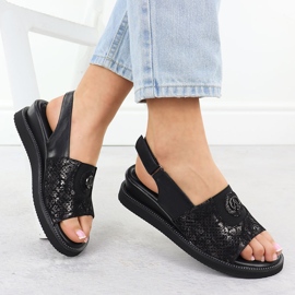 Női szandál egy gumi fekete jezzi rmr2267-2 platformon 1 Női szandál egy gumi fekete jezzi rmr2267-2 platformon 1