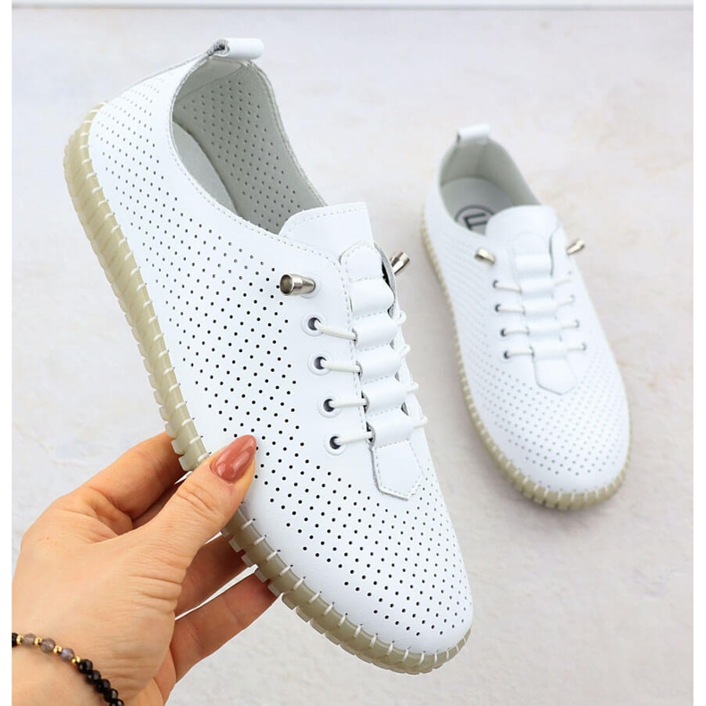 Bőr női nyitott cipő csúszott fehér filippo dp6140 2 Bőr női nyitott cipő csúszott fehér filippo dp6140 2