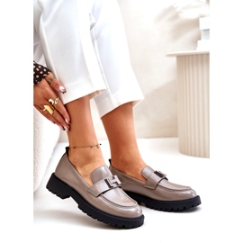 Vinceza Lakled női cipők 62187 bézs-szürke 3