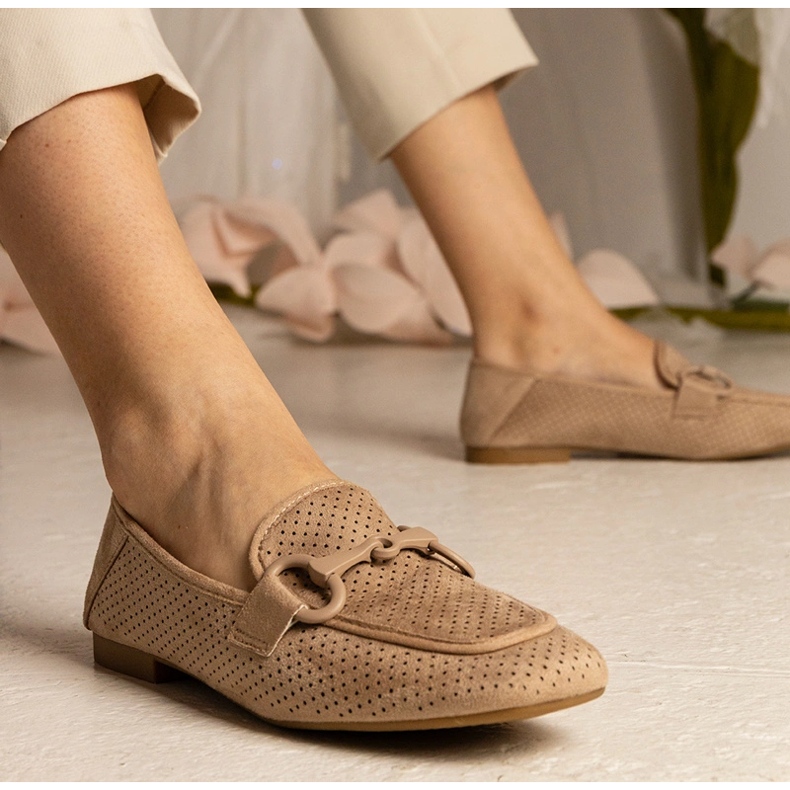 Barna női nyitott lokerek díszítve 1