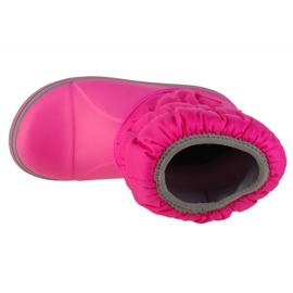 Lányok hócsizma crocs téli puff boot 14613-6tr rózsaszín 1