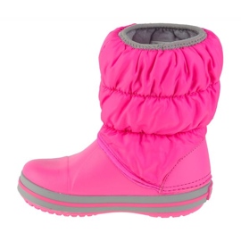 Lányok hócsizma crocs téli puff boot 14613-6tr rózsaszín 2