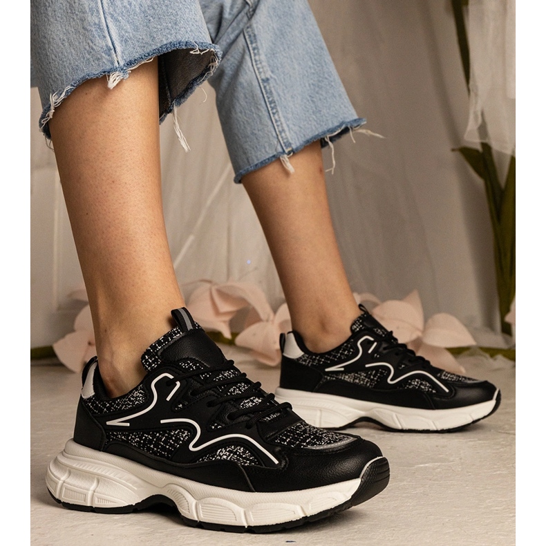 Fekete cipők sport cipők 1