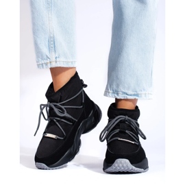 Női fekete hócsizma Big Star KK274274 1