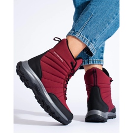 DK vízálló női magas trekking cipő fekete 1