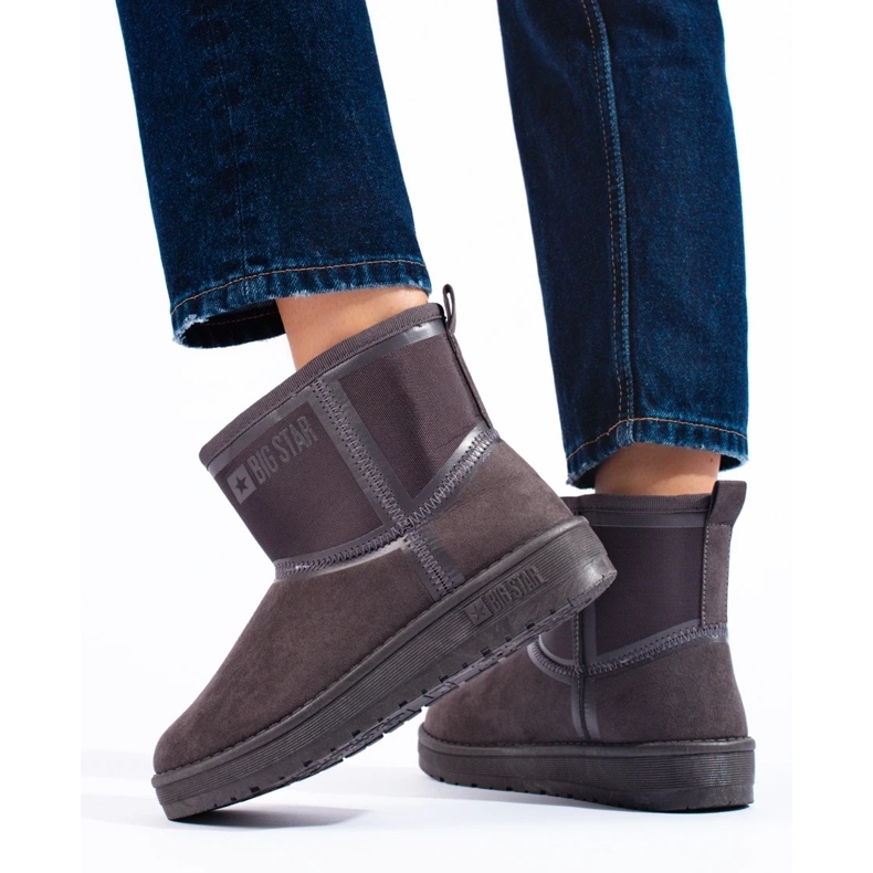 Női rövid hócsizma Big Star KK274615 szürke 1