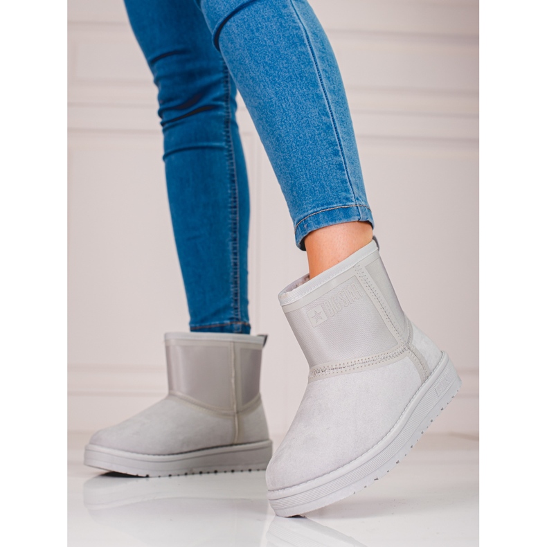 Szürke női rövid hócsizma Big Star KK274613 2