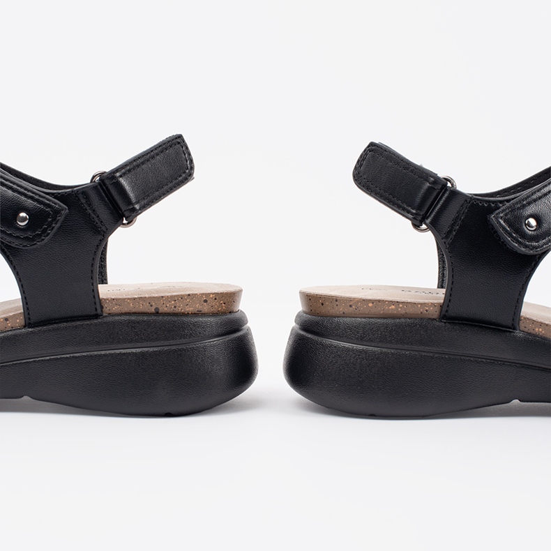 Goodin Kényelmes fekete női szandál 1