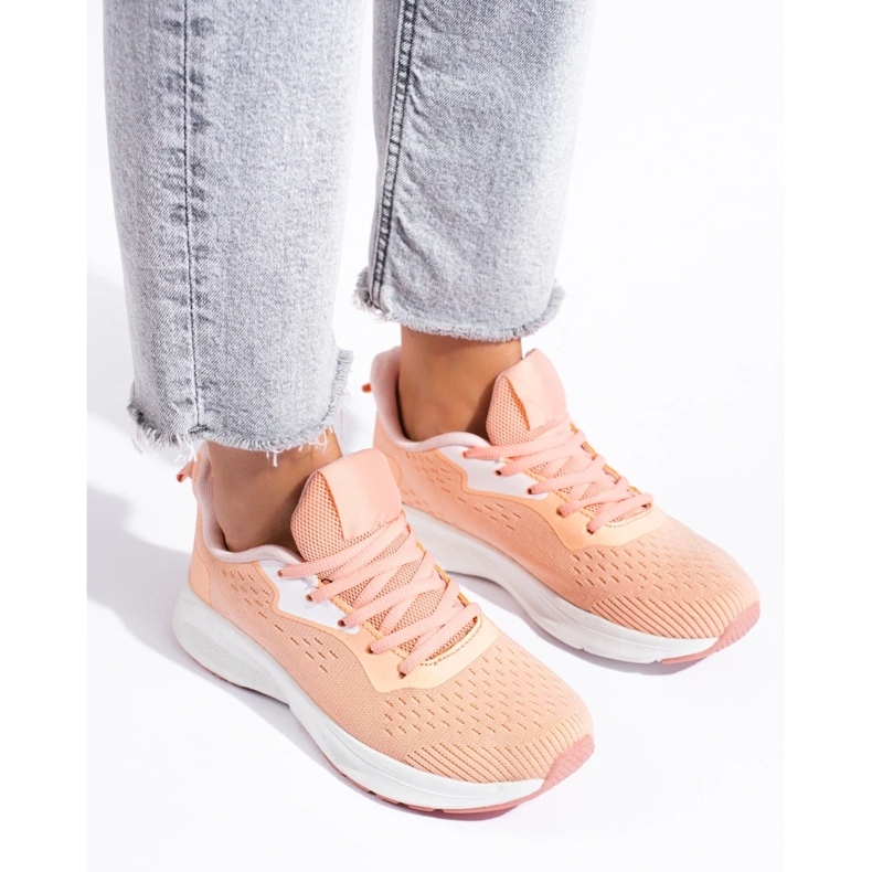 Kötett sportcipő narancs 2