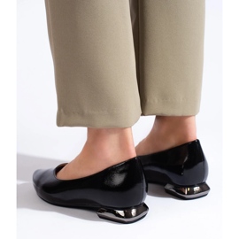 W. Potocki Pumpák dekoratív Potocki sarokkal fekete 1