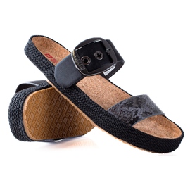 Big Star női papucs fekete 2