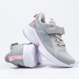 Vico áttört világosszürke tornacipő gyerekeknek 1