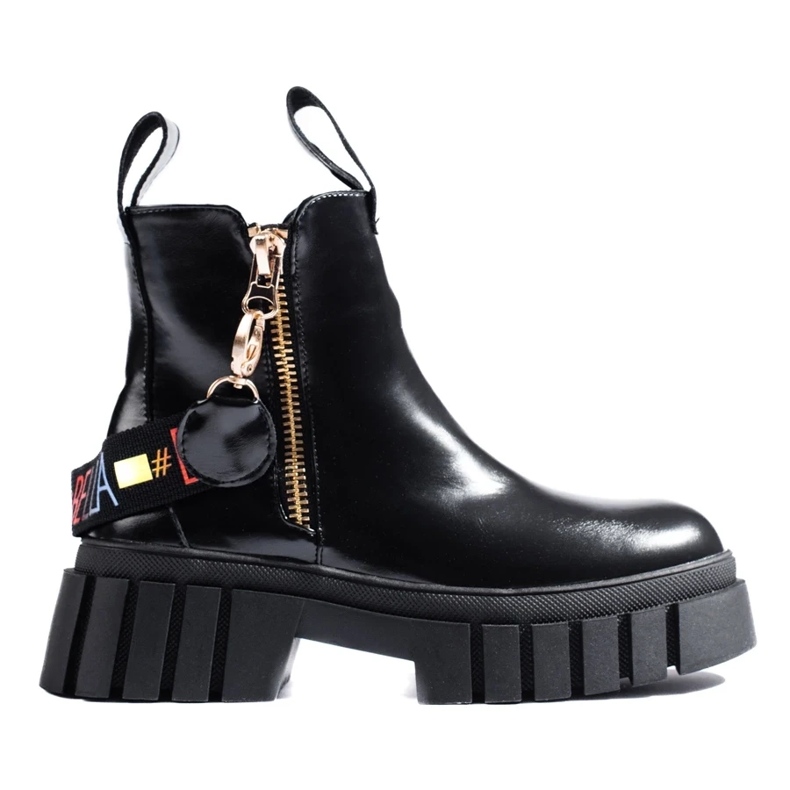 Fekete, munkás csizma 1