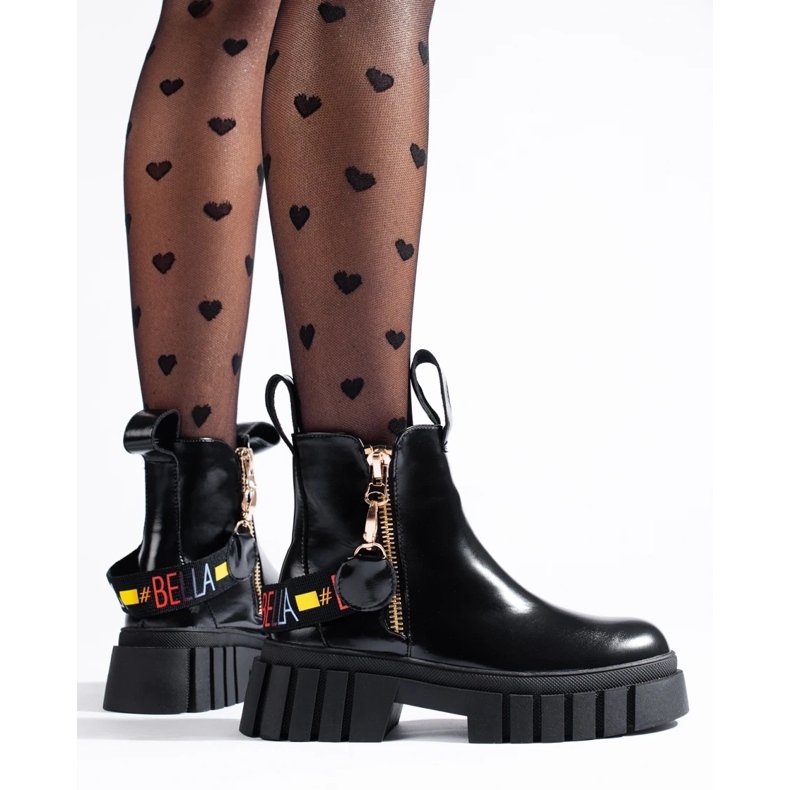 Fekete, munkás csizma 2