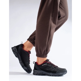 Kényelmes női trekking cipő DK fekete 2