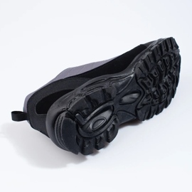 DK aqua Softshell szürke férfi trekking cipő fekete 2