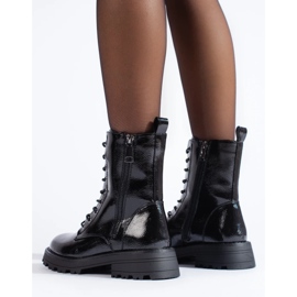 J. Star Női polcos munkások dekoratív cipzárral fekete 1