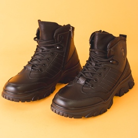 Fekete Shelovet férfi téli csizma 1