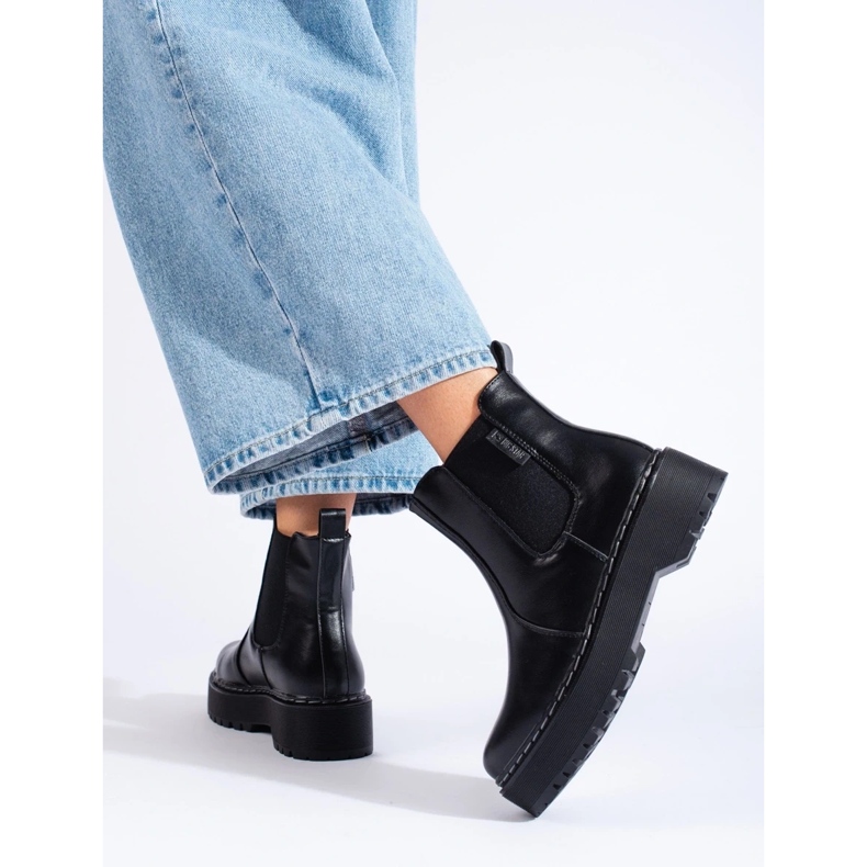 Fekete női Chelsea csizma Big Star II274101 1