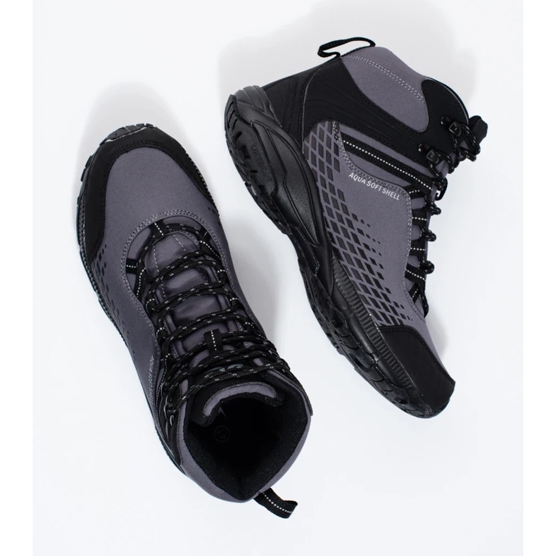 DK férfi trekking cipő szürke 2