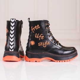 W. Potocki Fekete lány csizma a Potockitól 2