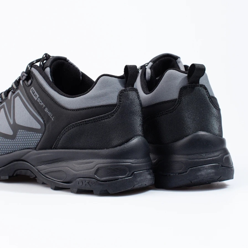 DK szürke férfi trekking cipő fekete 1