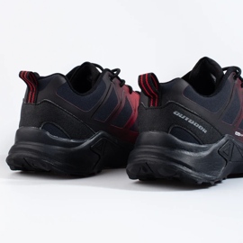 DK Softshell férfi piros túracipő fekete 2