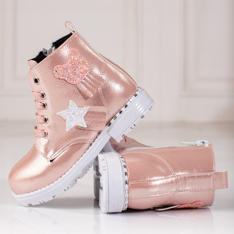 Rózsaszín lány csizma 2