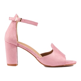 Rózsaszín női szandál W. Potocki posztján 1