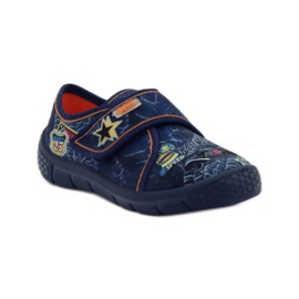 Papucs Super Light Bottom Car Befado sötétkék narancs 1