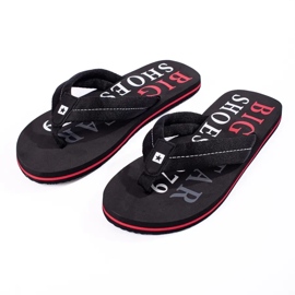 Big Star férfi fekete papucs LL174614 1