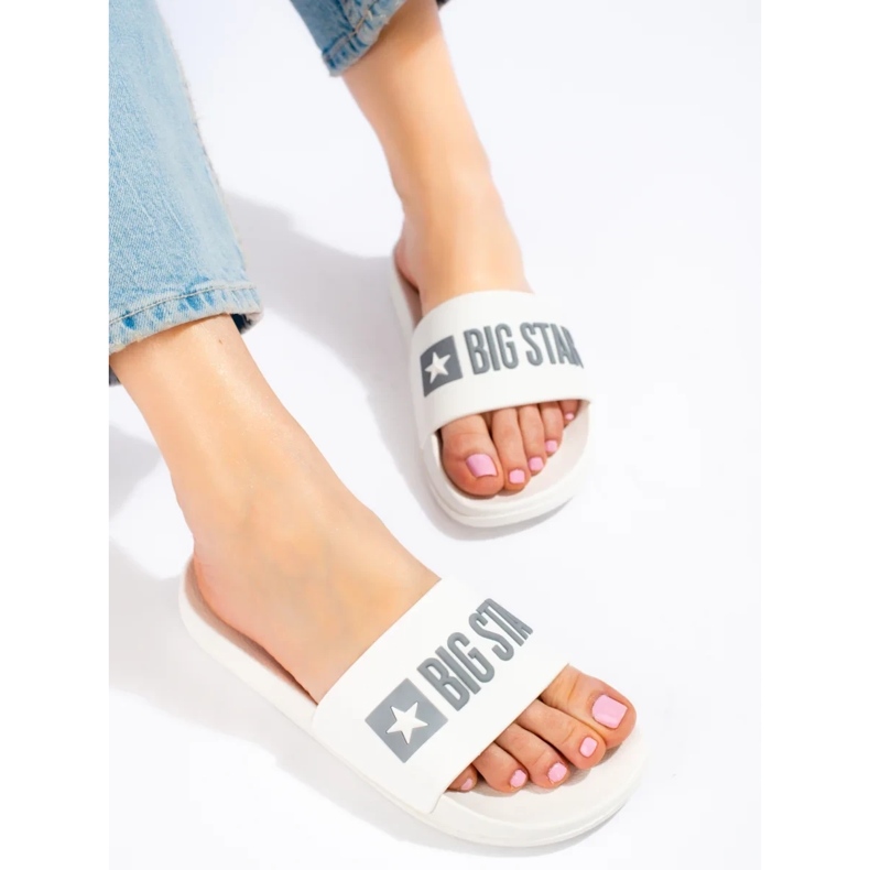 Női papucs Big Star fehér ff274A199101 2