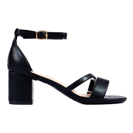 W. Potocki Női szandál a poszton Potocki fekete 2