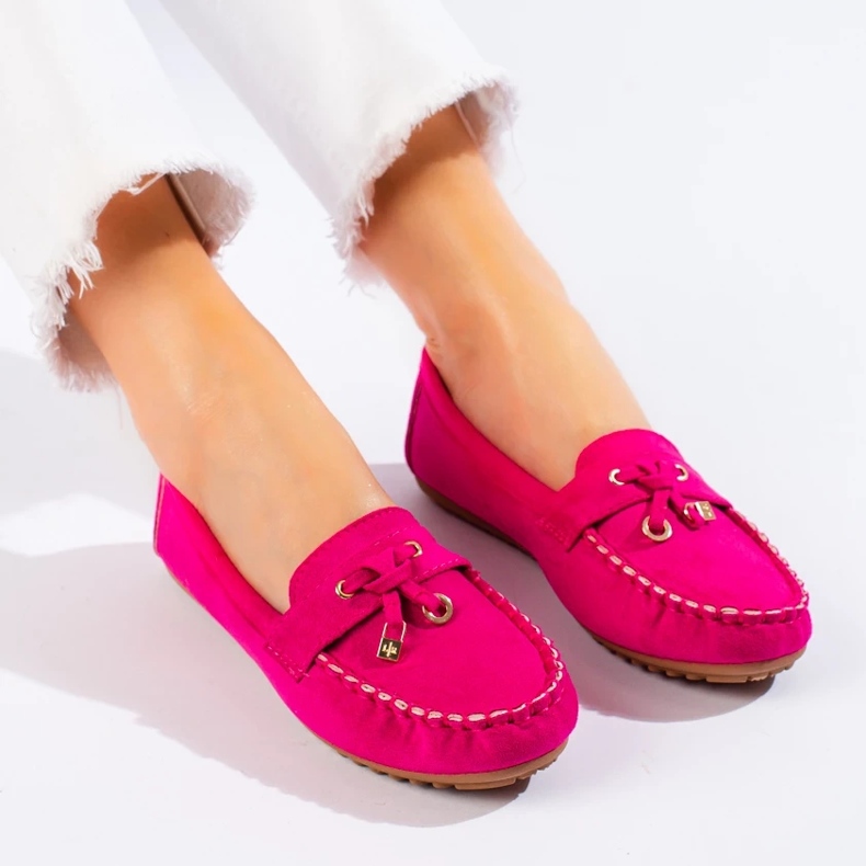 Női rózsaszín velúr naplopók a Shelovet-től 1