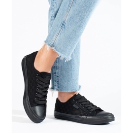 Big Star LL274072 női fekete tornacipő 1