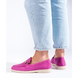 Shelovet rózsaszín velúr brogues 1